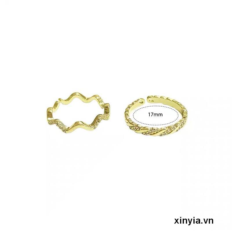 Nhẫn Hở Nhẹ Thiết Kế Sang Trọng Tinh Tế Dành Cho Nữ