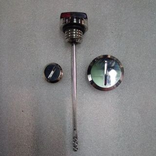 Cặp nút lốc đề và ty nhớt inox Dream, Wave, xe số Honda