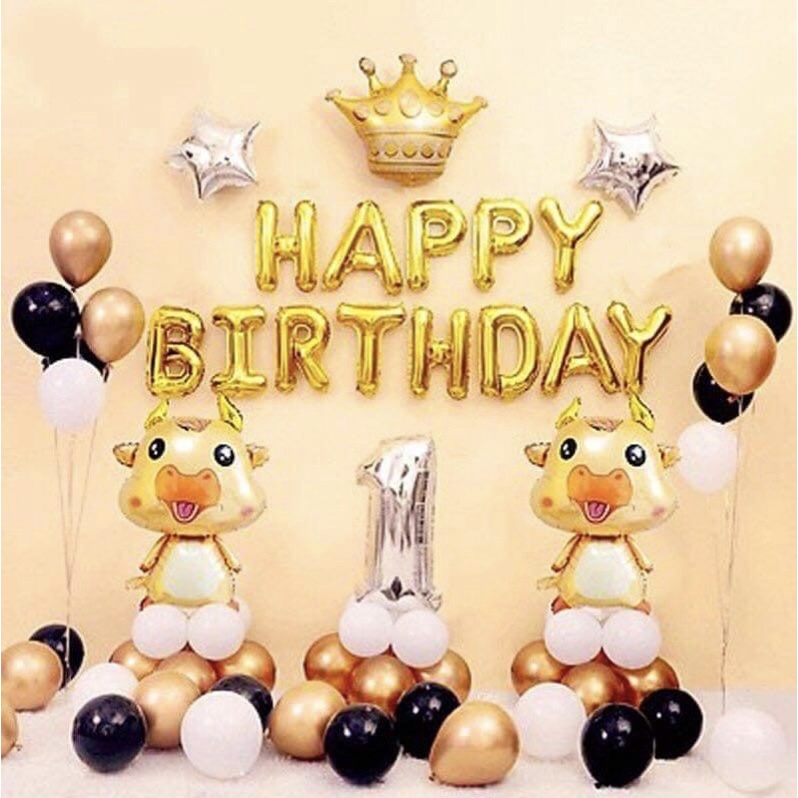 Bóng Trang Trí Con Trâu Vàng, Bò Sữa