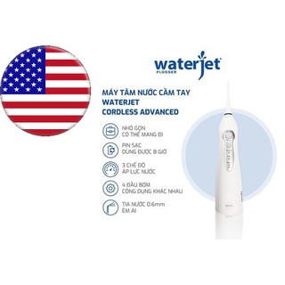 (Chính Hãng USA) - Máy  tăm nước du lịch Waterjet Cordless Advance - Hàng Mỹ. Bảo hành chính hãng 12 tháng.