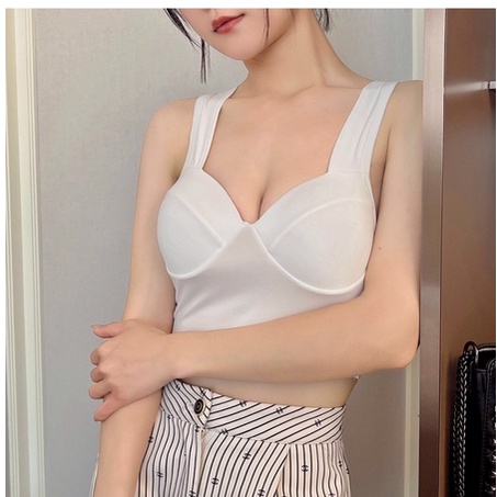 Hàng cao cấp - Áo bra su không gọng tank top siêu đẹp