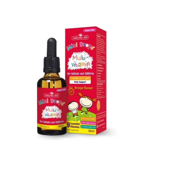 Natures Aid Multi Vitamin Drops Vitamin tổng hợp dạng giọt UK (50ml)