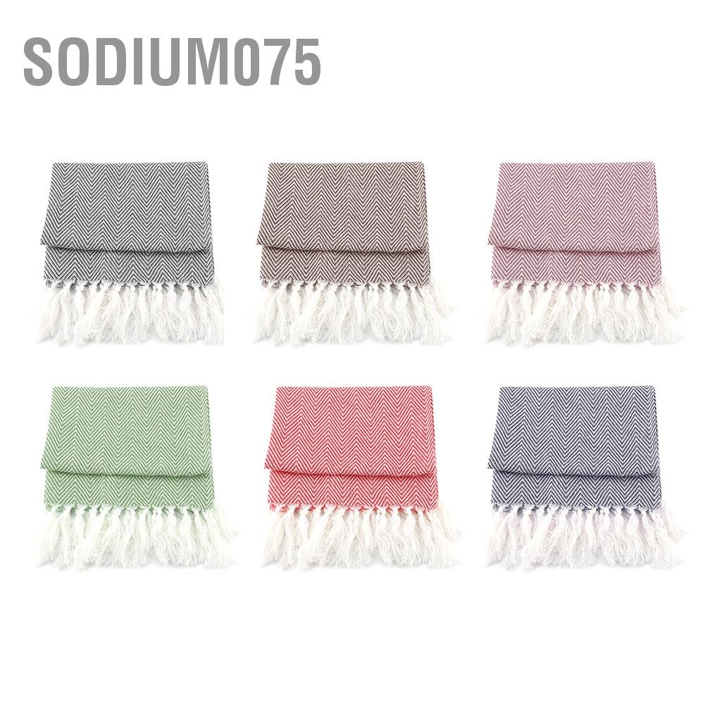 Sodium075 Tassels Cotton Hand Towel Washcloth Napkin Dish Towels