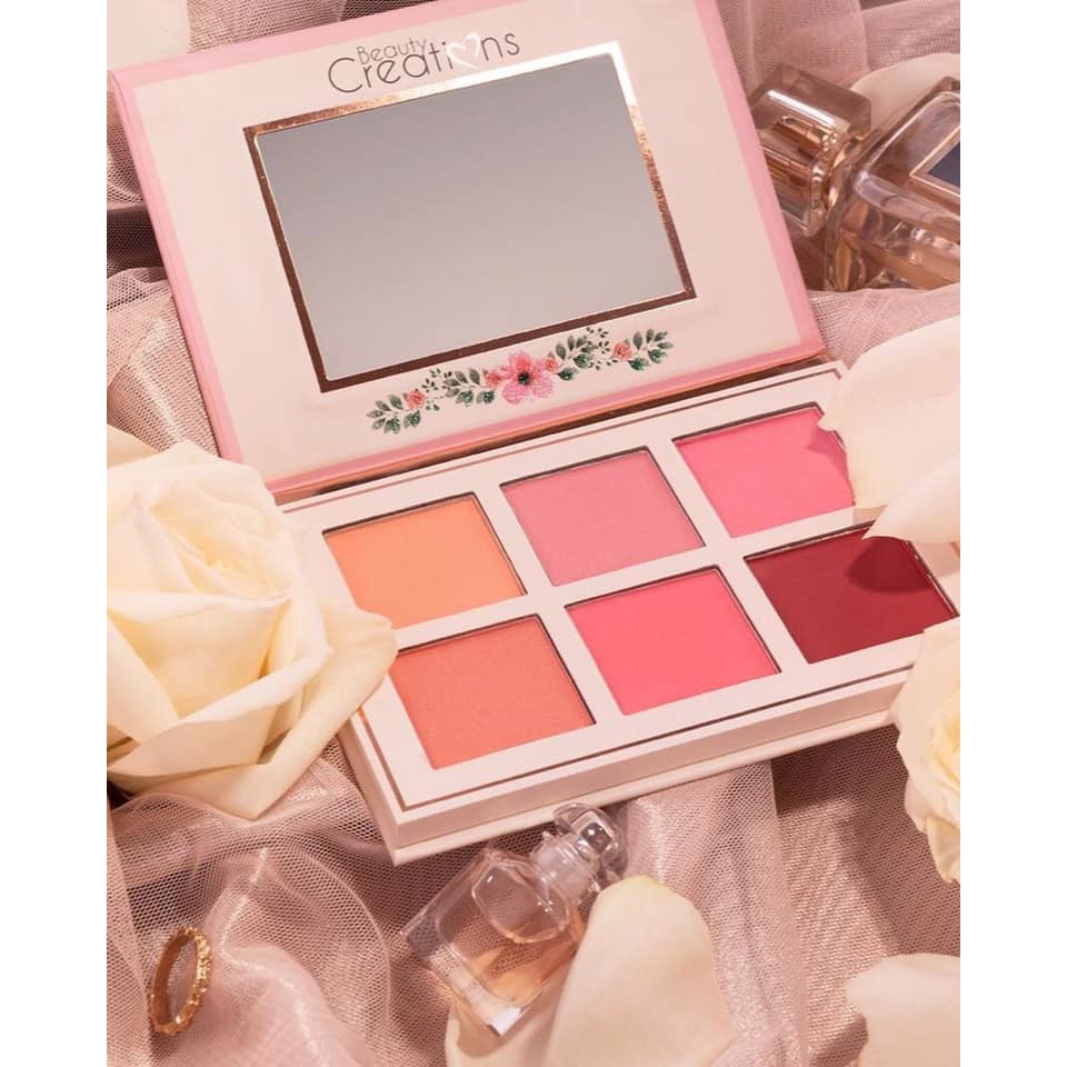 BẢNG MÁ HỒNG 6 Ô BEAUTY CREATIONS FLORAL BLOOM BLUSH CHÍNH HÃNG - 3564