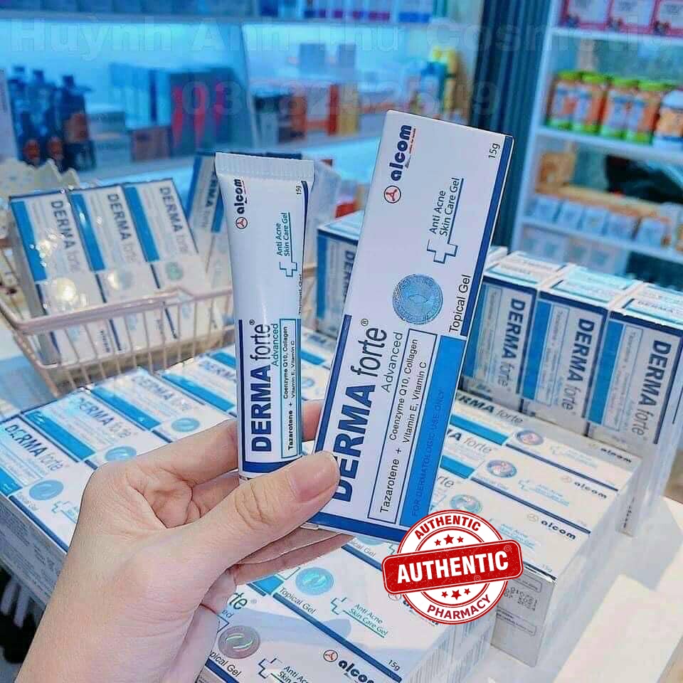 Derma Forte Gel (15g) - Giảm Mụn Trứng Cá, Ngừa Thâm, Mờ Sẹo, Dưỡng Da