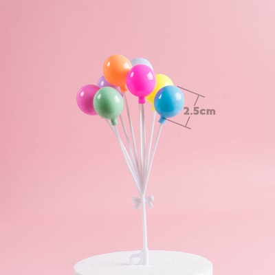 Set chùm bóng 8 quả nhỏ sắc màu