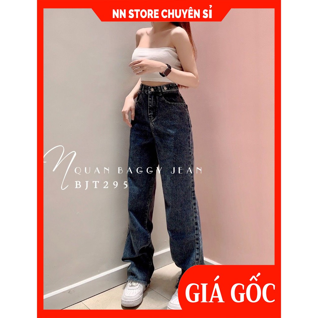 QUẦN BAGGY JEAN ỐNG SUÔNG BJT295 - QUẦN JEAN NỮ SUÔNG ⚡100% ẢNH THẬT⚡