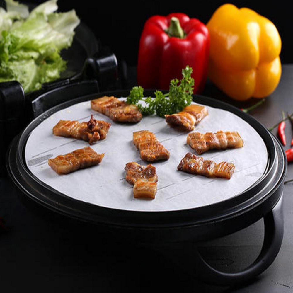 AUGUSTINA Set 100 Giấy Lót Nướng Bánh Chịu Nhiệt Tiện Dụng