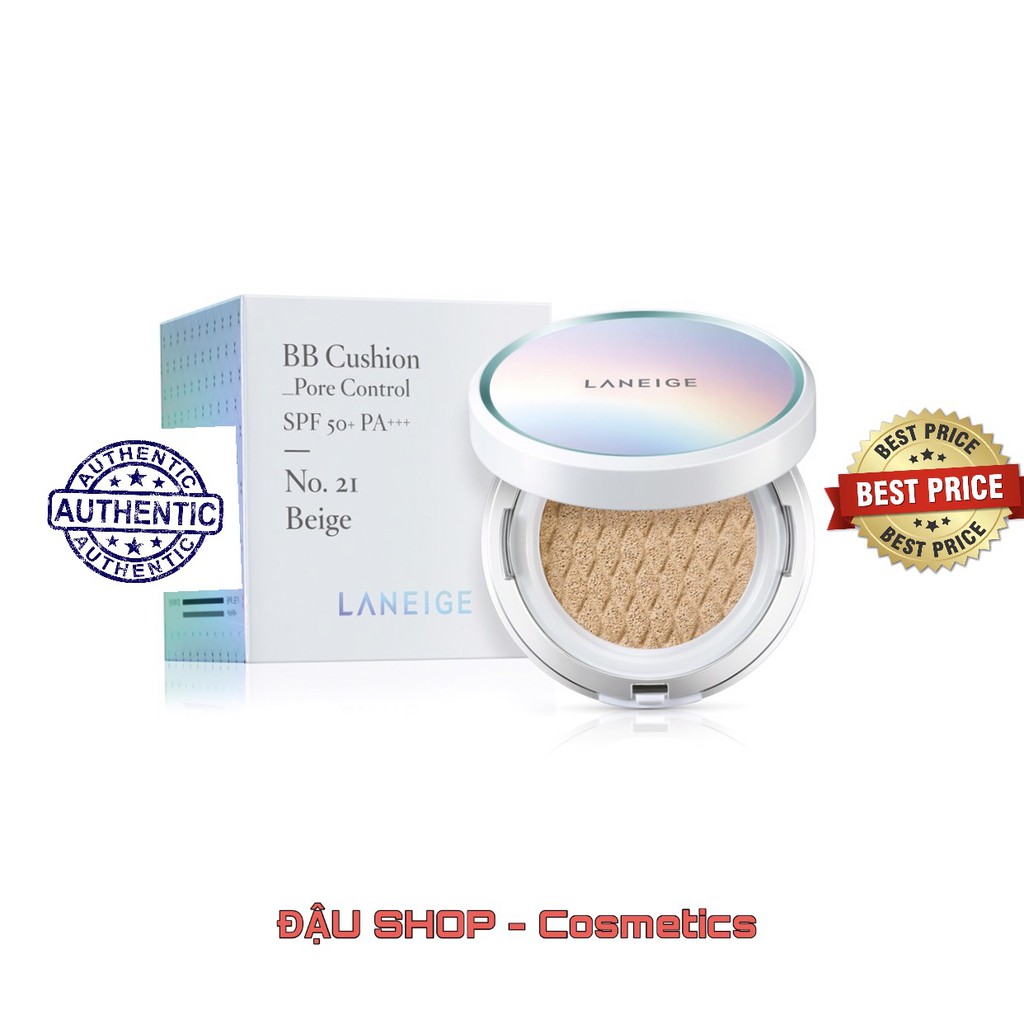 Phấn nước kiềm dầu BB Cushion Laneige Pore Control SPF 50+ PA +++