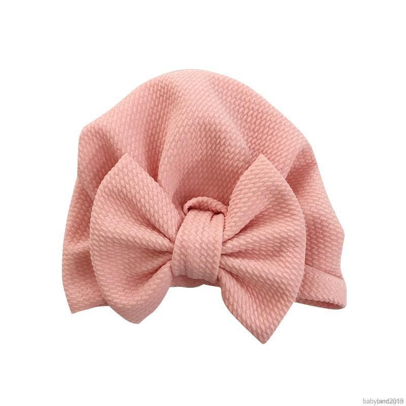 Nón cotton thắt nơ lớn xinh xắn cho bé
