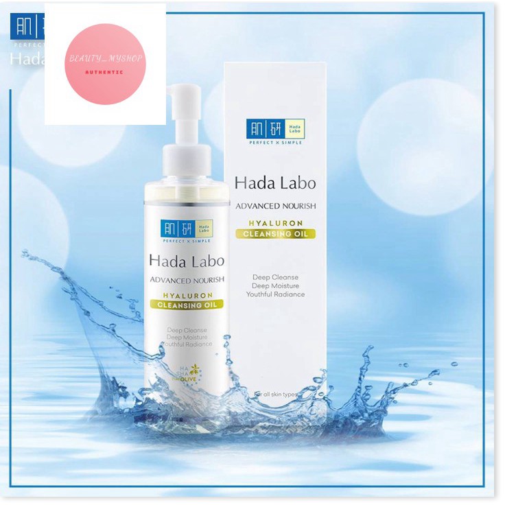 [Hợp đồng Mã giảm giá] Dầu Tẩy Trang Hada Labo Advanced Nourish Hyaluron Cleansing Oil 200ml