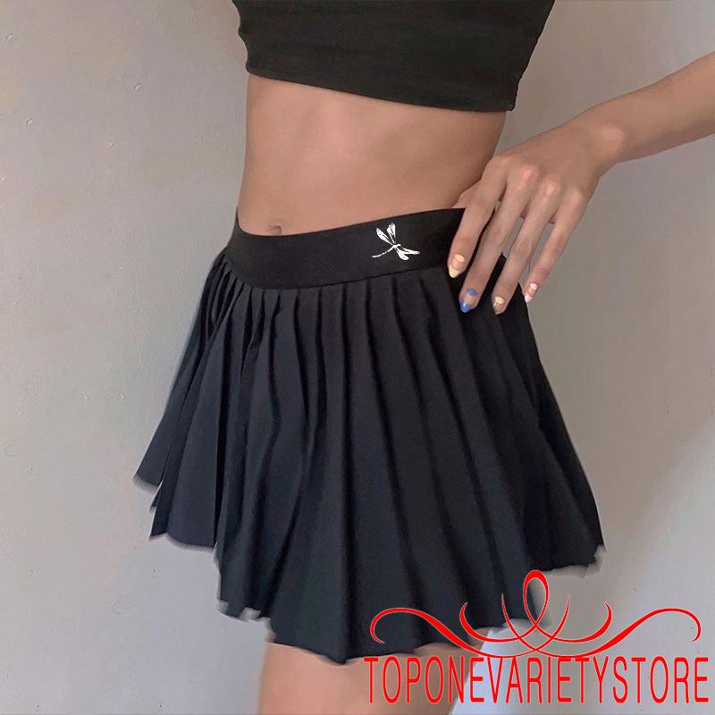 Chân Váy Nữ Lưng Cao In Hình Chuồn Chuồn Thời Trang | BigBuy360 - bigbuy360.vn