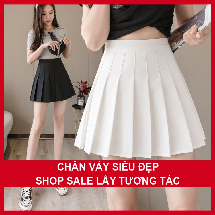 Chân Váy Xếp Li Tennis Ngắn phong cách công sở Madela, Váy Xếp Ly dáng Chữ A - CVLN04