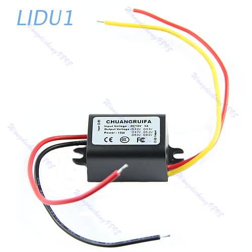 Mô Đun Chuyển Đổi Nguồn Điện DC 12V Sang 9V 3A 15W LIDU1 Chống Thấm Nước