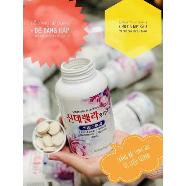 KẸO NGẬM TRẮNG DA CINDERELLA PUMPKIN COACH HÀN QUỐC