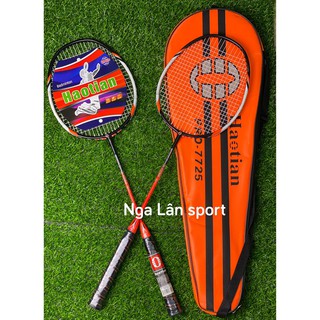 Cặp 2 vợt cầu lông Haotian giá rẻ tặng 1 cuốn cán siêu đẹp và nhẹ