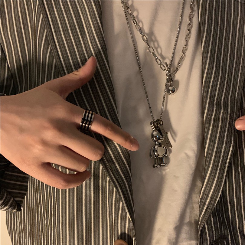 Dây Chuyền Mặt Hình Gấu Dễ Thương Phong Cách Hàn Quốc Cổ Điển 12444