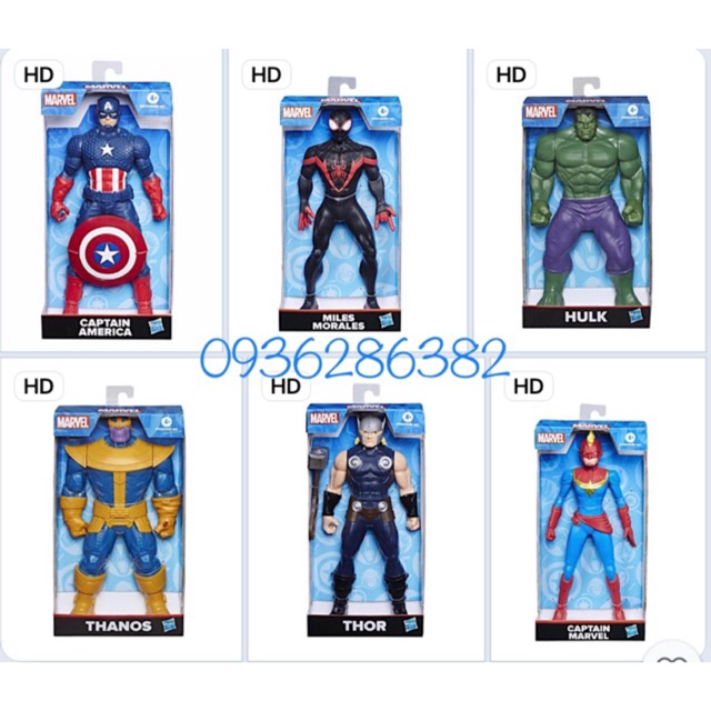 Đồ chơi mô hình siêu nhân siêu anh hùng vũ trụ điện ảnh Mavel hàng chính hãng Hasbro