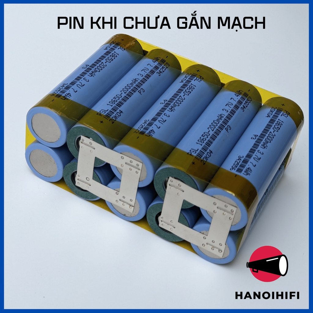 PIN 5s-21V Kèm mạch bảo vệ báo dung lượng, pin mới dung lượng chuẩn xả cao cho loa,đèn, máy trợ giảng