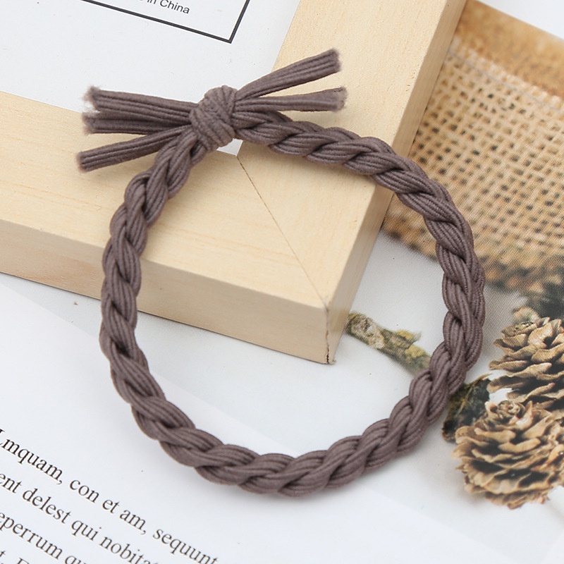 Dây Buộc Tóc Co Giãn Nhiều Màu Sắc Phong Cách Hàn Quốc Cho Nữ