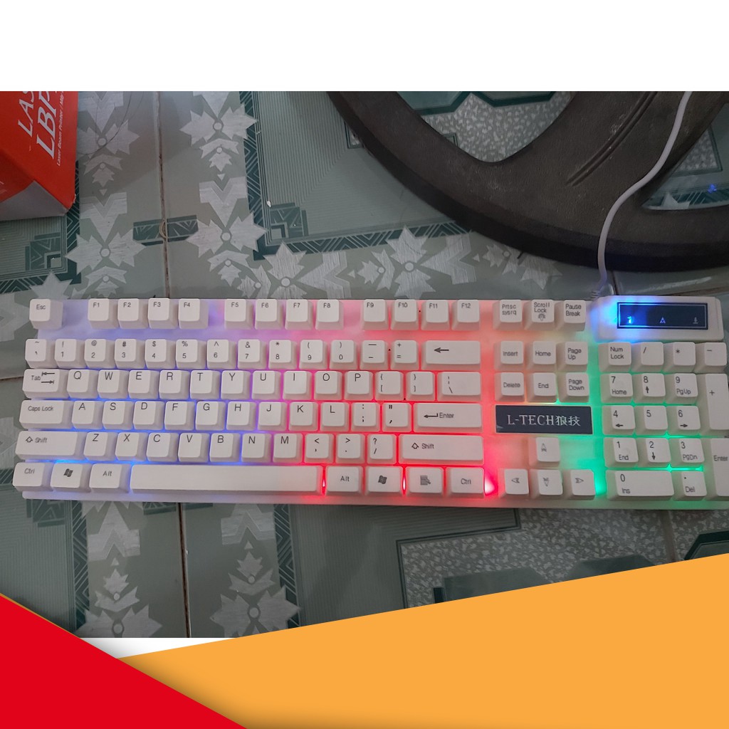Bàn phím giả cơ W36/W39 đèn Led nền 7 màu tuyệt đẹp(giao ngẫu nhiên )