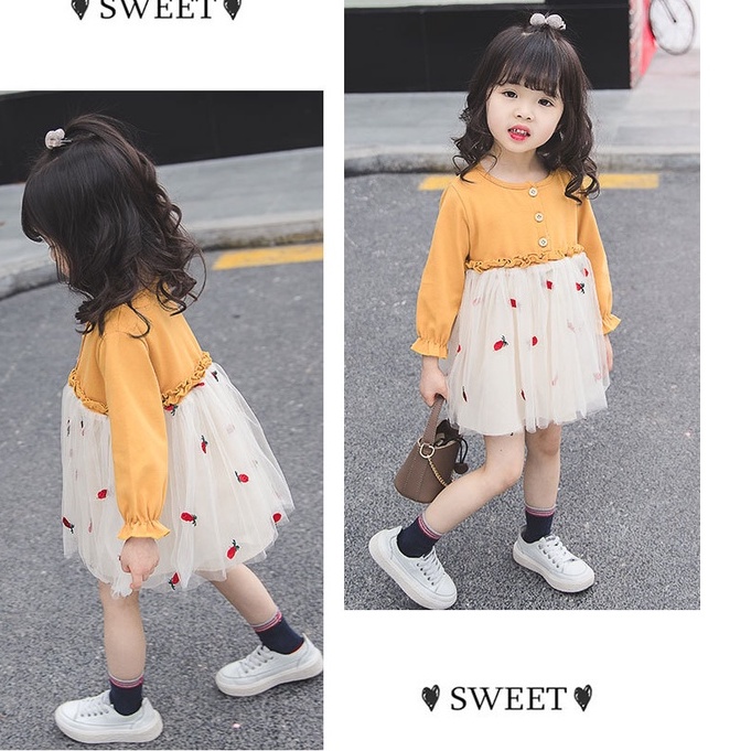 Váy công chúa viền bèo bé gái size 9-15kg VT10?