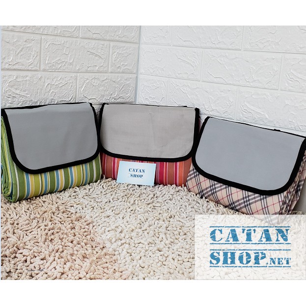 Bạt trải cắm trại 1M5 * 2M xếp gọn, thảm trải đi phượt, picnic 3 lớp chống thấm tuyệt đối có quai xách cao cấp | BigBuy360 - bigbuy360.vn