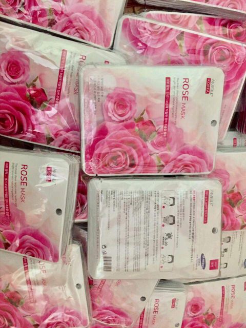 MẶT NẠ HOA HỒNG Hàn QUỐC  TX1
