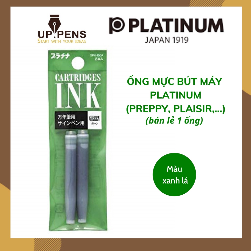 Ống mực bút máy Platinum Preppy -Bán lẻ 01 Ống