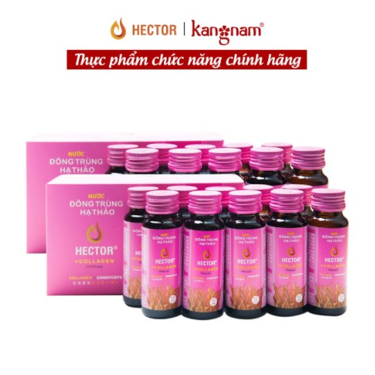 Nước Đông Trùng Hạ Thảo Hector Collagen x 20 Chai