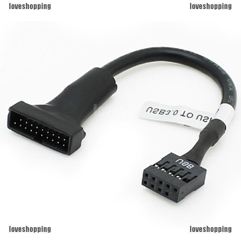 Dây cáp chuyển đổi 19 / 20 pin USB 3.0 sang 9 pin USB 2.0 tiện dụng