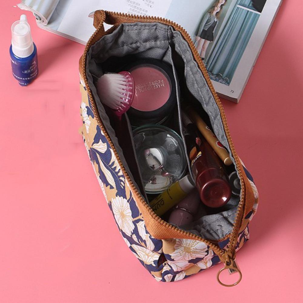 Túi Đựng Đồ Trang Điểm Sức Chứa Lớn 4 Phong Cách Màu Ngà Chất Lượng Cao