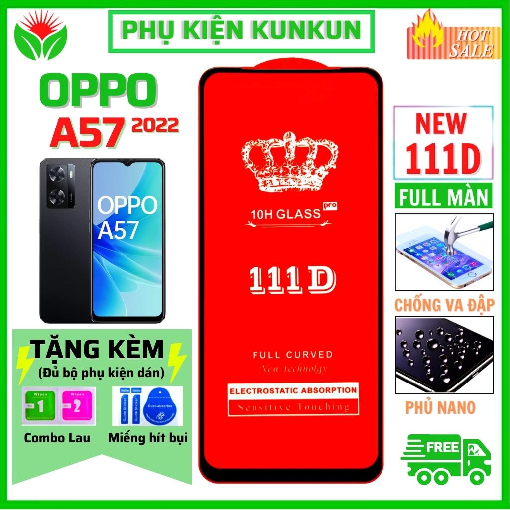 Cường Lực Oppo a57 (2022) - Full màn hình 111D - Độ cứng 10H - Độ trong suốt cực cao