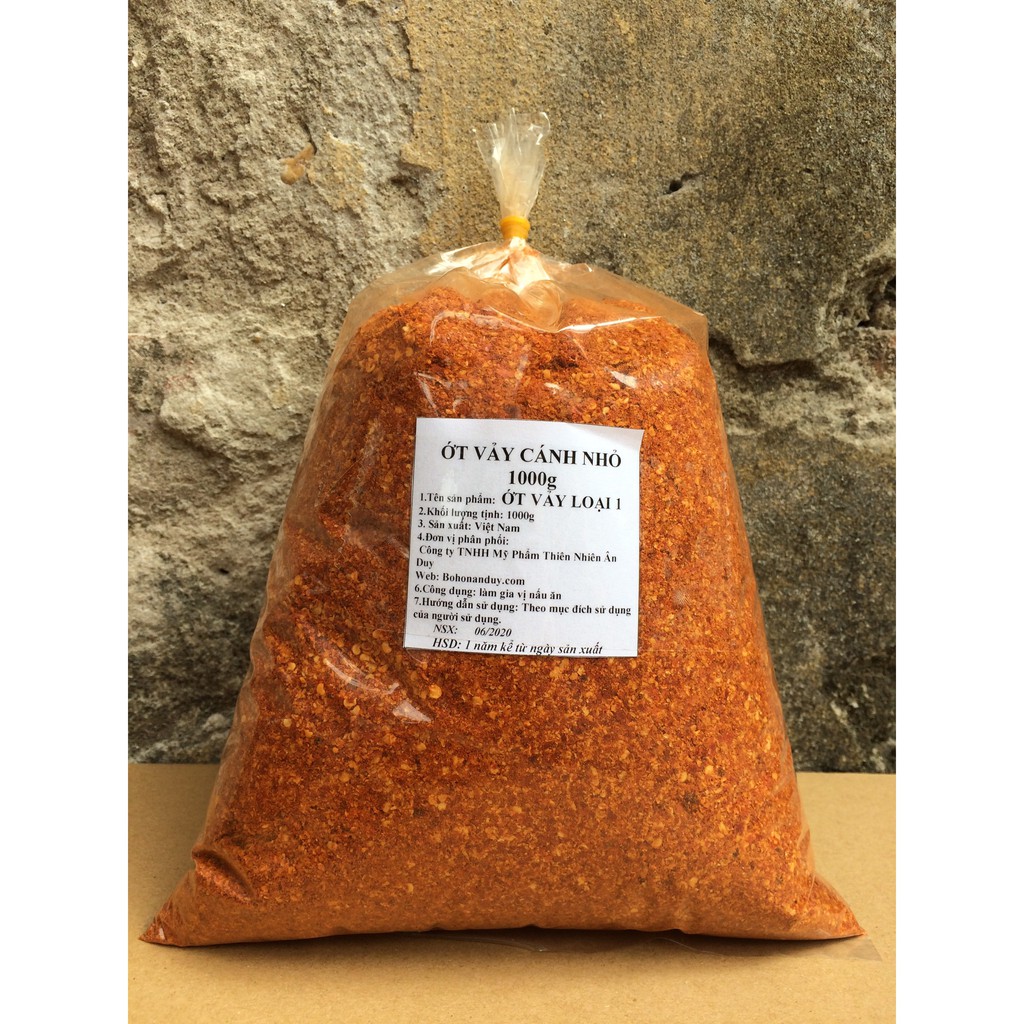 ỚT VẢY KHÔ CÁNH NHỎ SIÊU CAY làm kim chi -1000g