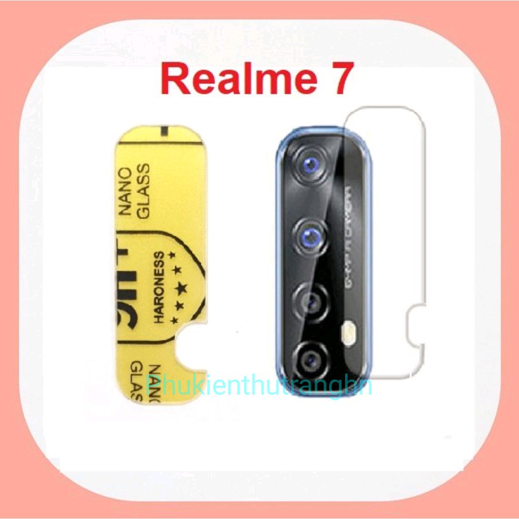 Combo Realme 7/ Realme 7i / Realme 7 Pro kính cường lực full màn hình + ốp silicon chống sốc + dán bảo vệ camera