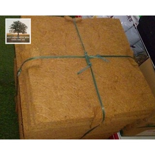 XƠ DỪA MIẾNG ÉP SIZE 50X50 TRỒNG LAN - LÓT ĐÁY CHẬU THOÁNG NƯỚC