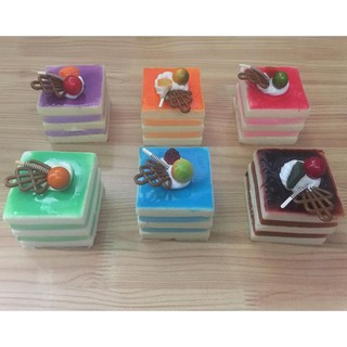 Squishy bánh kem hình vuông 5CM