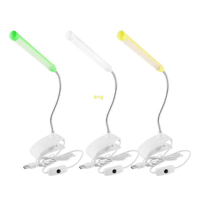 Đèn LED USB 13 bóng có kẹp gắn bàn học giường ngủ dùng đọc sách học bài