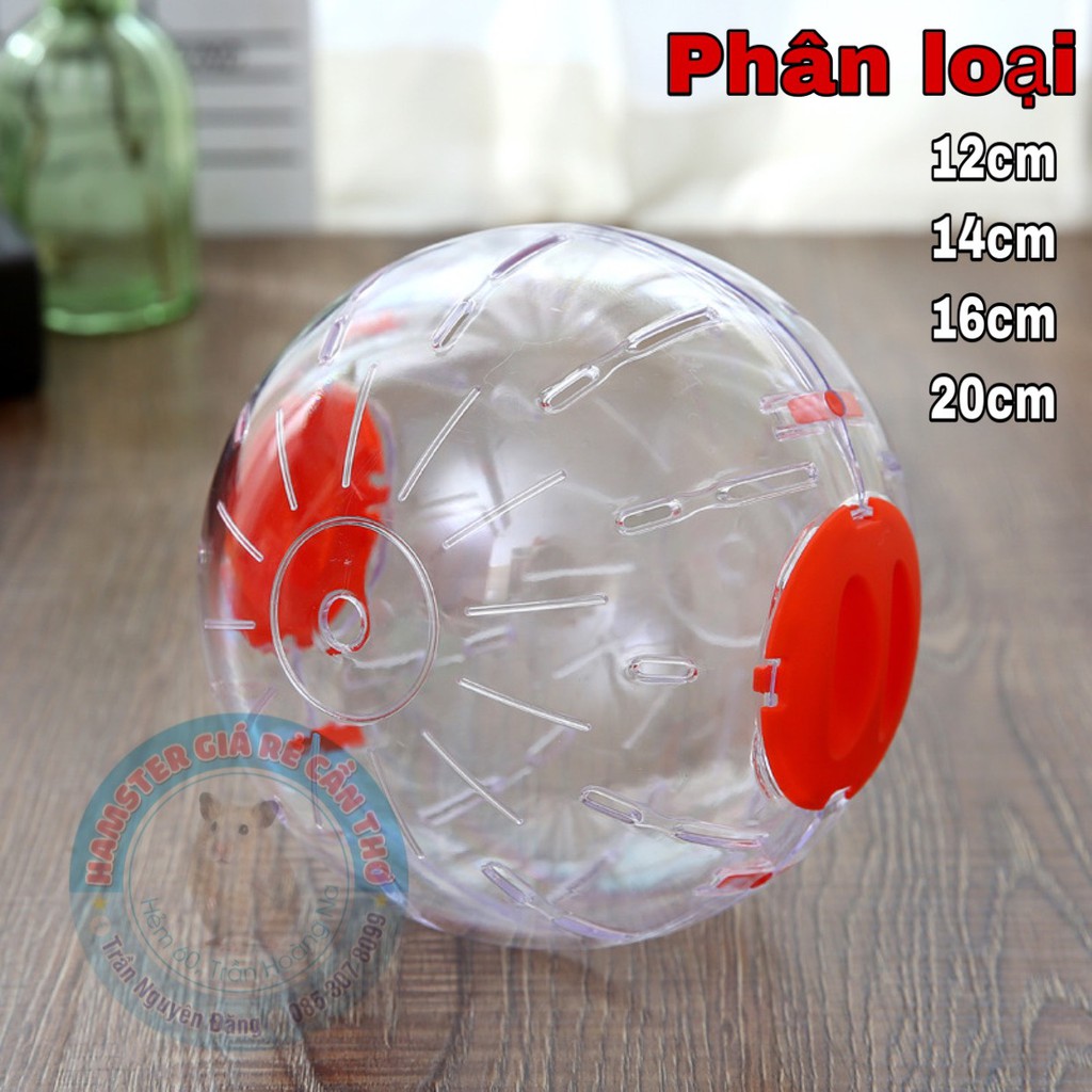BÓNG LĂN CHO HAMSTER SIZE 12-20CM