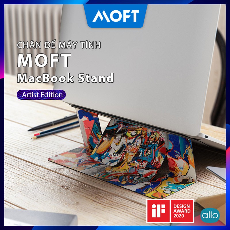 Chân Đế MOFT Laptop Stand Artist Edition Phiên Bản Đặc Biệt, Giá Đỡ MacBook Siêu Mỏng Nhẹ, Dùng Cho Máy Từ 12~16 inch