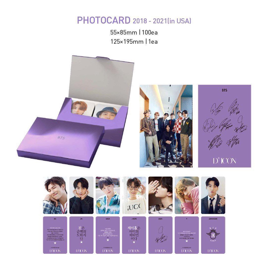 Bộ ảnh Dicon BTS 2022 nguyên seal