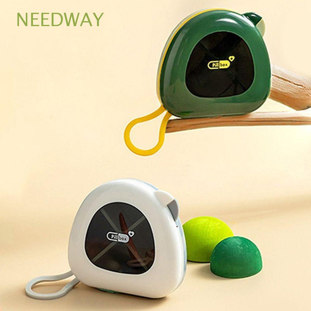 Hộp Đựng Thuốc Mini Chống Thấm Nước Có Dây Đeo Tiện Dụng