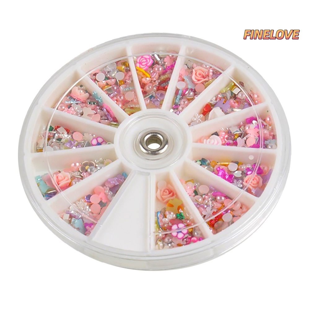 Hộp 1200 Chi Tiết Trang Trí Móng Tay Nghệ Thuật Cao Cấp