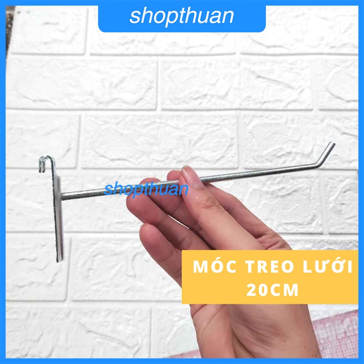 Móc lưới sắt 20cm - đường kính tay lưới 5mm - móc treo lưới, móc sắt treo