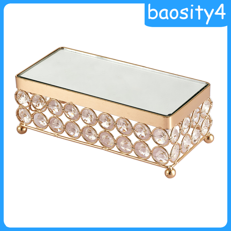 Bộ 4 Đế Đựng Bánh Bằng Pha Lê Phong Cách Châu Âu