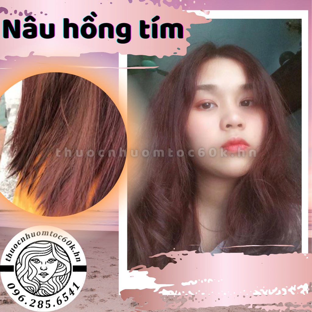 (Ko Tẩy)Thuốc nhuộm nâu hồng tím trợ dưỡng găng tay thuocnhuomtoc60k.hanoi | BigBuy360 - bigbuy360.vn