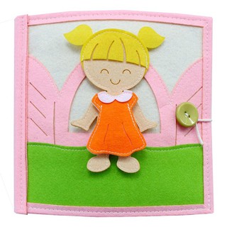 Sách vải búp bê bé gái xuất khẩu Châu Âu