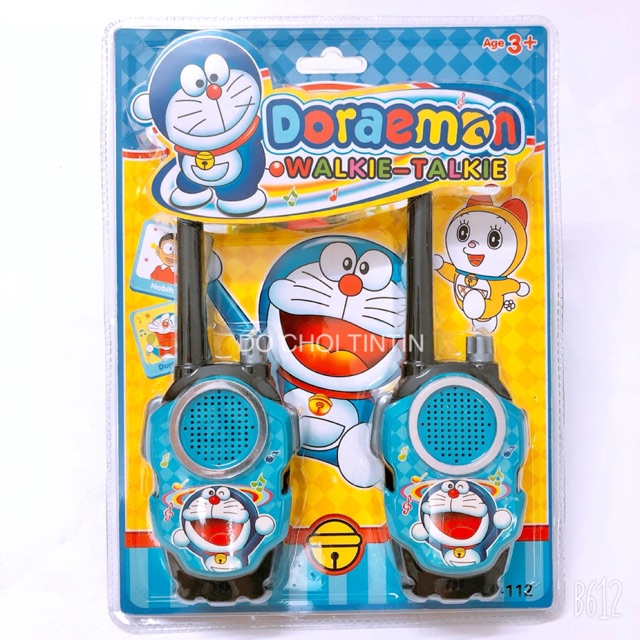 kami24 ( HTT01 ) ( HTT01 ) [SIÊU ĐẸP-Nghe-Nói] Đồ chơi bộ đàm Doremon dễ thương