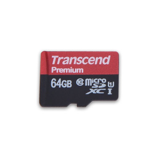 Thẻ nhớ + Adapter Micro SD Transcend 64GB tốc độ cao