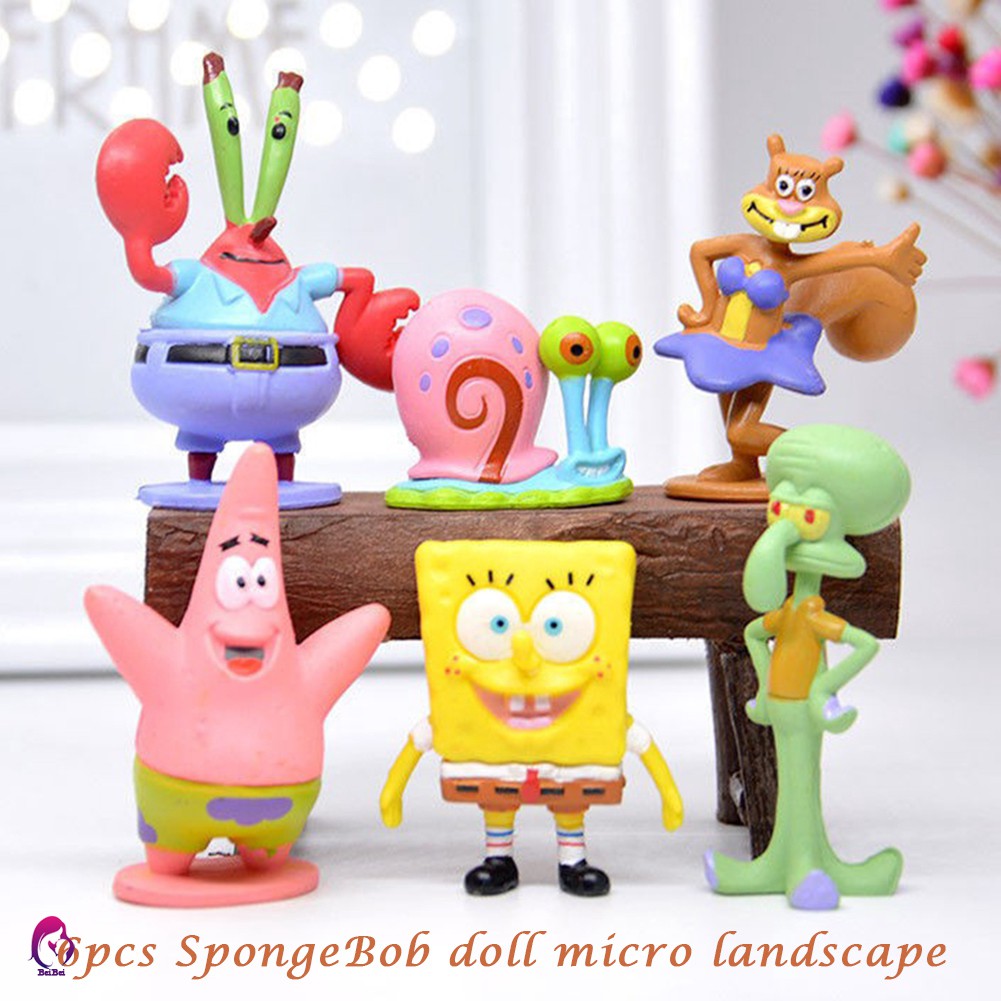 6pcs Doll Toy PVC Action Collection Children Birthday Christmas Gift Decoration Props